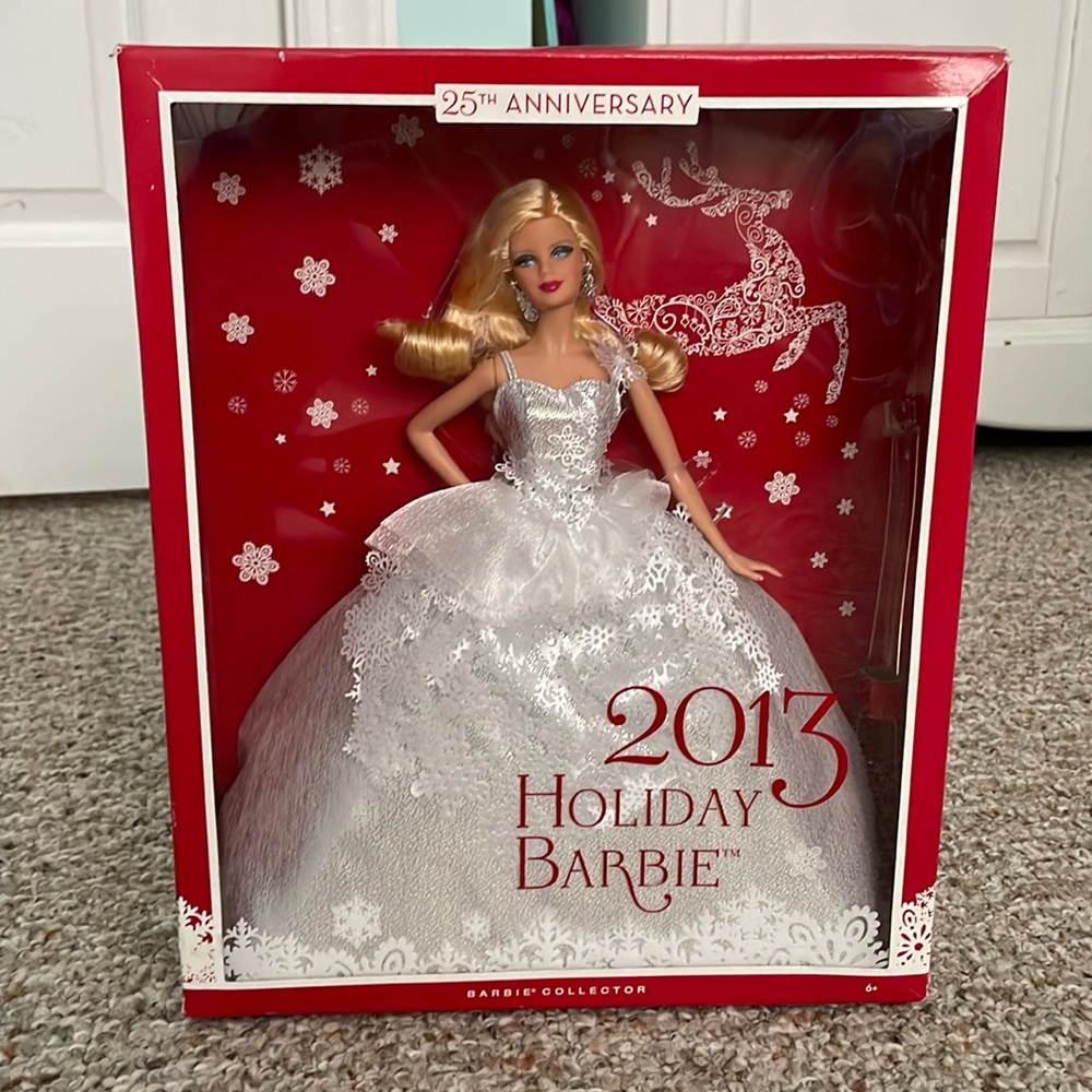 Brand New Holiday Barbie 2013 (now it’s 10 year anniversary)
